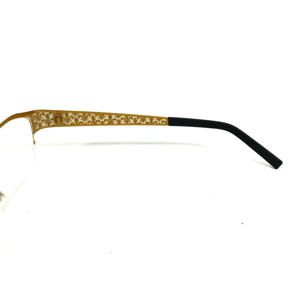J.F. Rey Eyeglasses Frames JF2558 7550 Purple Gold Fleur De Lis 52-16-132